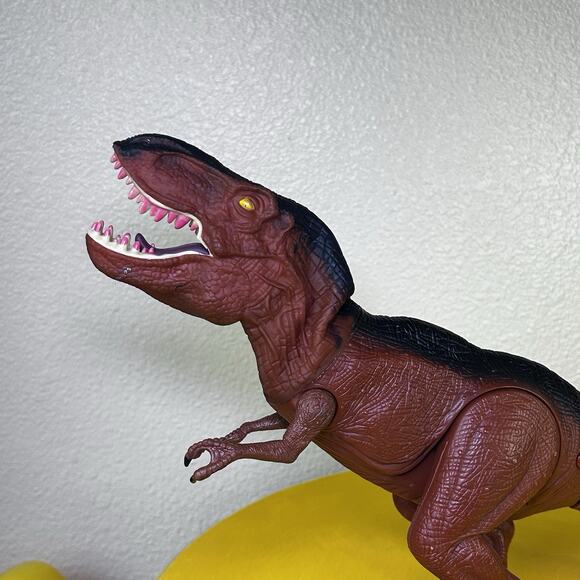 2020 Jurassic World Mattel Epic Roarin’ Mighty Mega Electronic Tyrannosaurus Rex - Picture 14 of 16